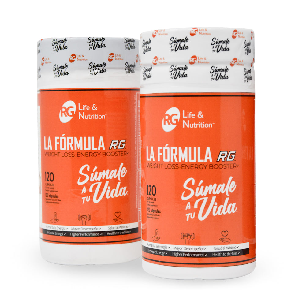 LA FÓRMULA RG: 240 cápsulas para 60 días (Envío Gratis)